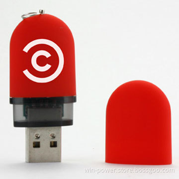 Cheap Oval Plastic USB Flash Disk/Drive